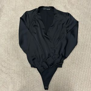 Abercrombie Satin Bodysuit